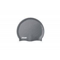 Шапочка для плавания Atemi silicone cap Asphalt grey TSE1GY серый