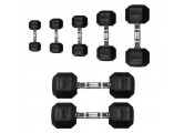 Гантель 10кг Perform Better Rubber Encased Hex Dumbbells 4137-10\BK-10-00