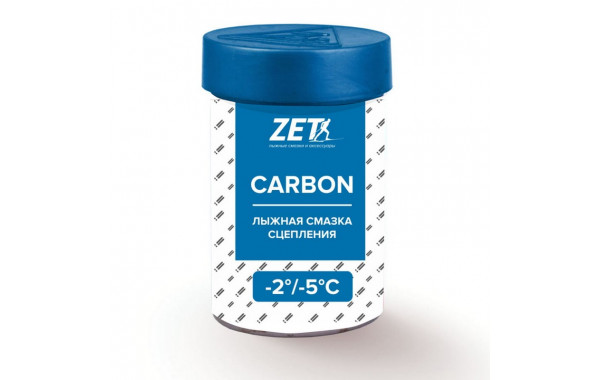 Мазь держания Zet Carbon Blue (-2°С -5°С) 30 г (без фтора) 34436 600_380