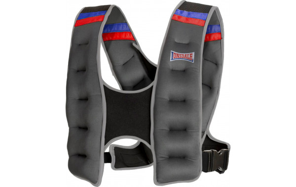 Жилет с утяжелением (5кг) Lonsdale Weight Vest 160083-5 серый 600_380