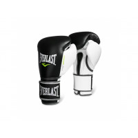 Боксерские перчатки Everlast Powerlock 14 oz черный/белый/зеленый 2200657