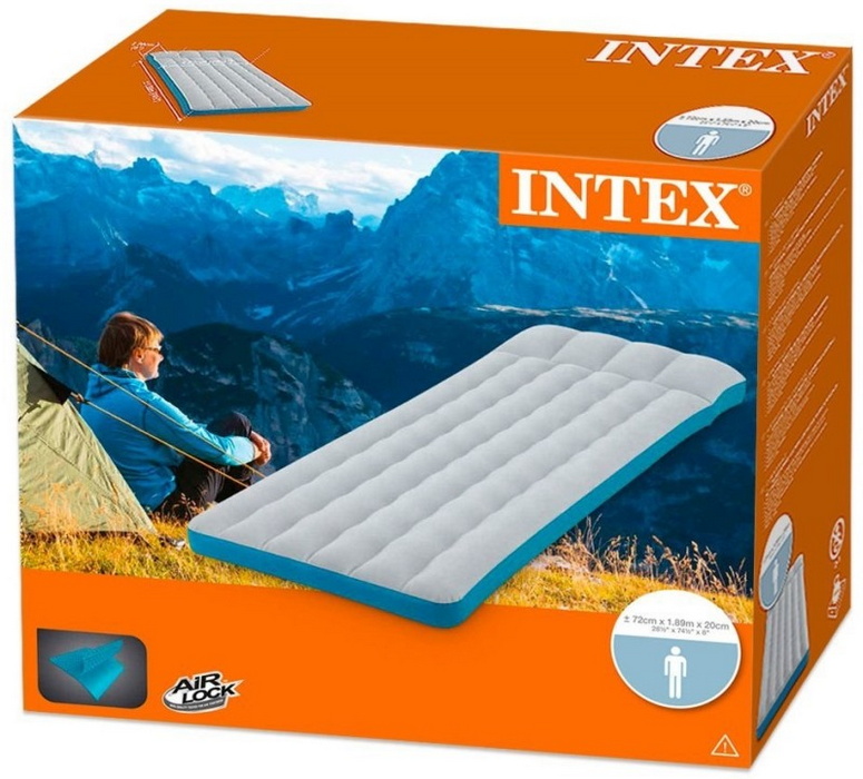 Надувной матрас Intex Camping Mat 72х189х20см 67998 775_700