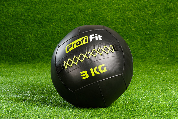 Медицинбол набивной (Wallball) Profi-Fit 3 кг 600_400