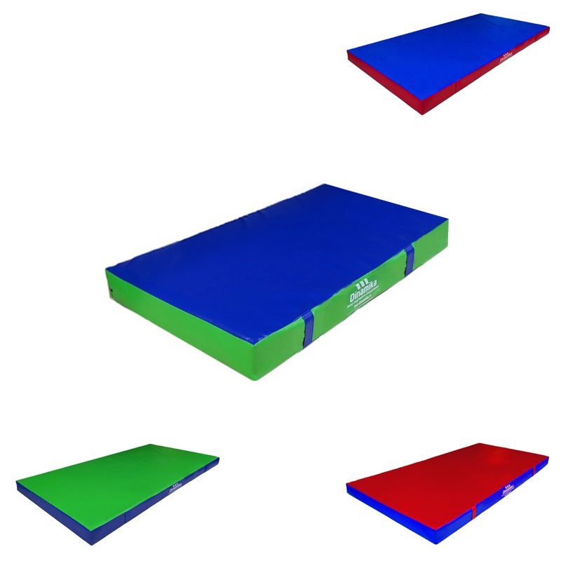 Мат гимнастический 100х50х5см винилискожа-антислип (холлослеп/холлофайбер) Dinamika ZSO-001323 800_800