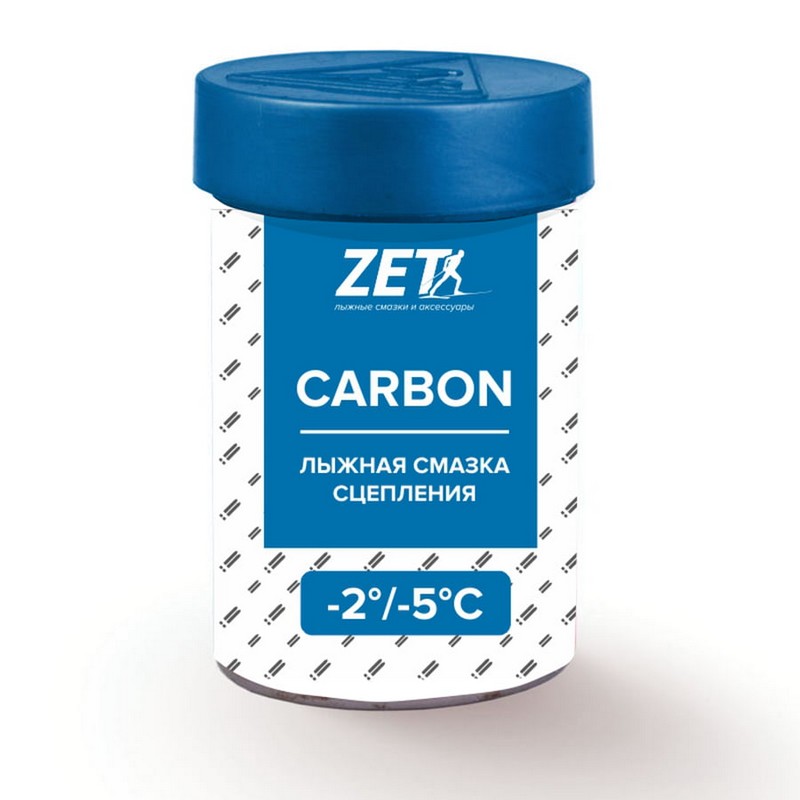 Мазь держания Zet Carbon Blue (-2°С -5°С) 30 г (без фтора) 34436 800_800