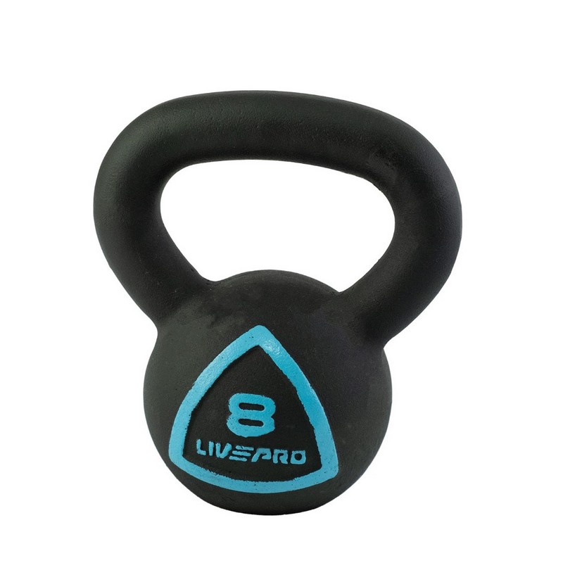 Чугунная гиря 8кг Live Pro Solid Cast Iron Kettlebell LP8041-08 800_800