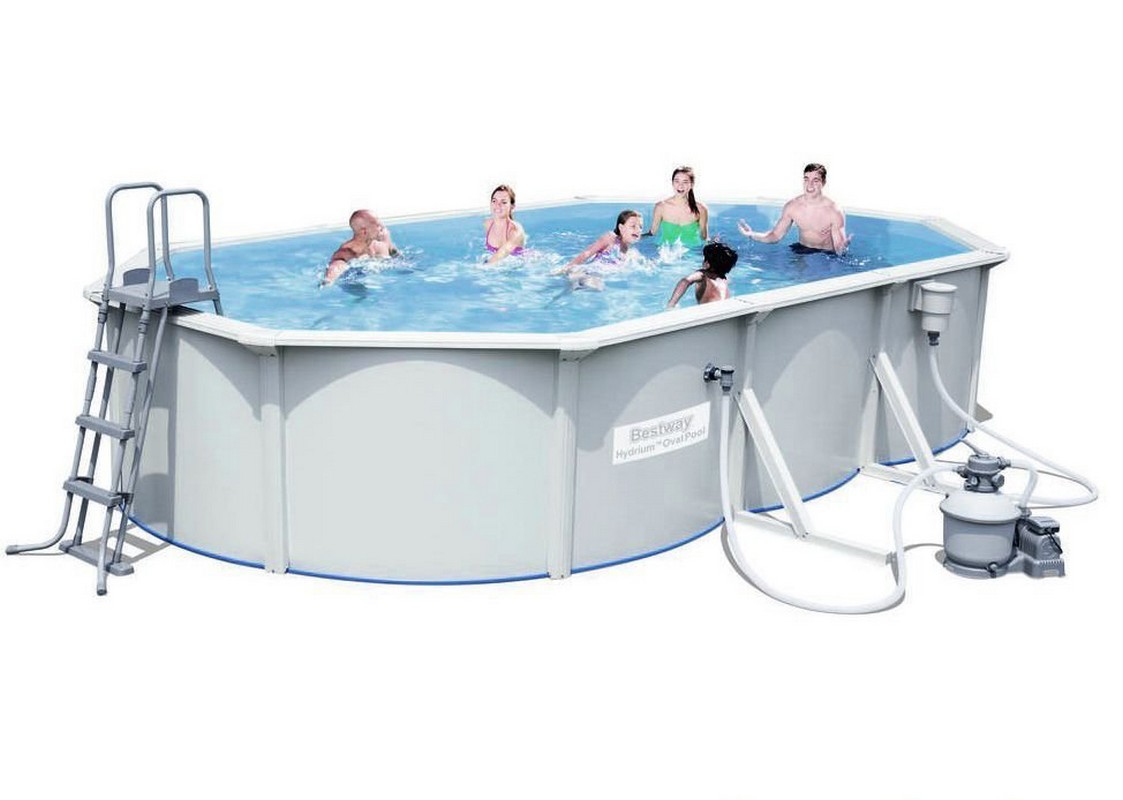 Бассейн со стальными стенкам 610х360х120см Bestway Hydrium Pool Poseidon 56369 1123_800