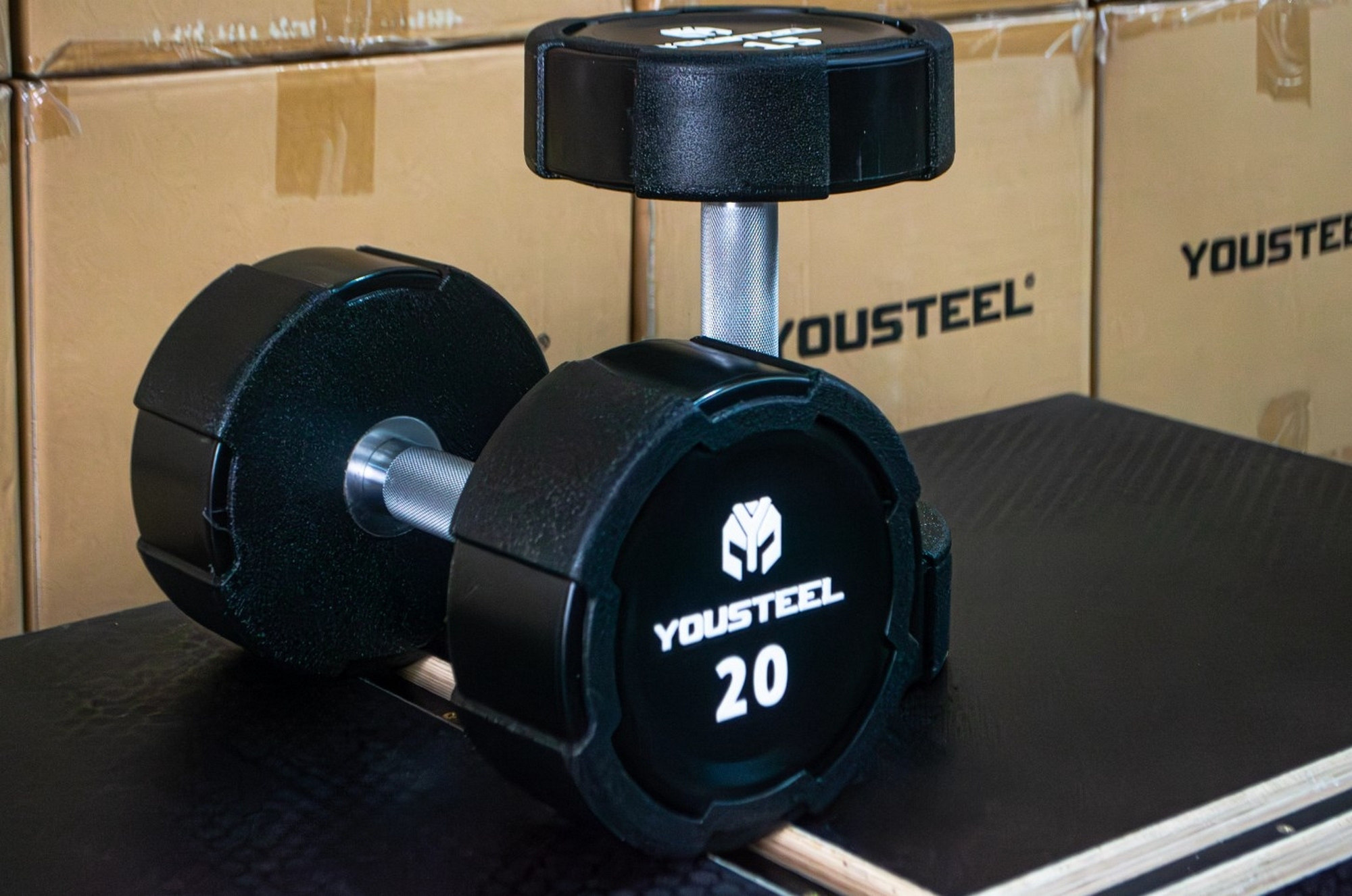 Гантель EVO 20кг полиуретановая YouSteel 2000_1326