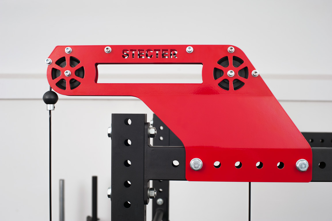Блочный модуль Stecter Верхняя тяга для силовой стойки (резиновые петли) 2487 1153_767