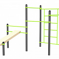 Воркаут (наклонная скамья, 3 перекладины, шведская стенка) Zavodsporta W230 120_120